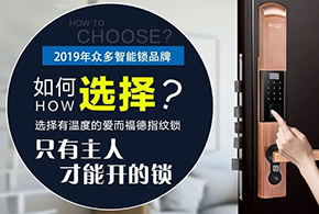 2019，讓自已生活變得幸福，您還缺一把智能鎖！